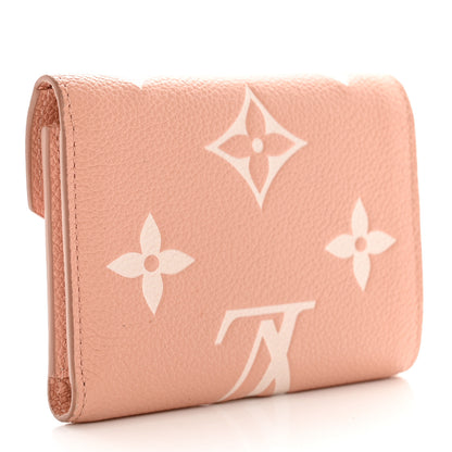 Louis Vuitton Empreinte Monogram Giant Victorine Wallet Rose Trianon Creme 3 of 8