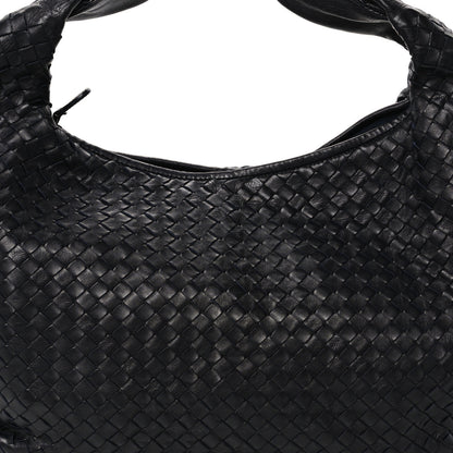 Bottega Veneta Nappa Intrecciato Large Belly Veneta Hobo Black 9 of 11
