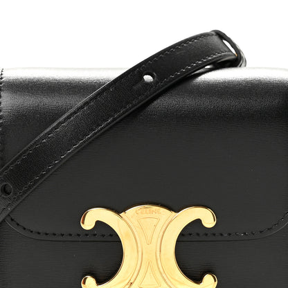 Celine Shiny Calfskin Mini Triomphe Black 9 of 13