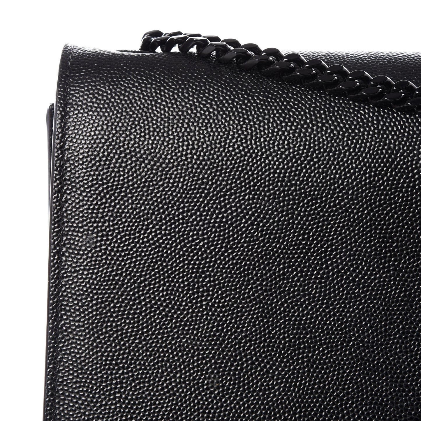 Grain De Poudre Medium Classic Monogram Kate Satchel Black