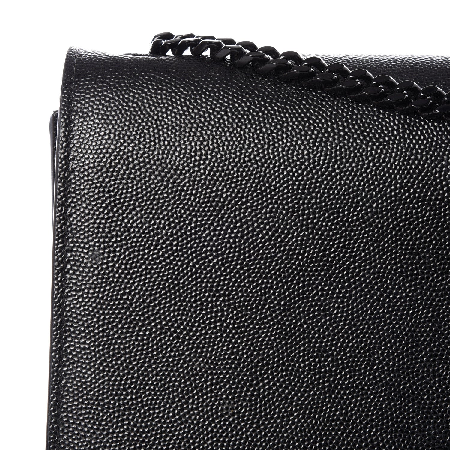 Saint Laurent Grain De Poudre Medium Classic Monogram Kate Satchel Black 10 of 11