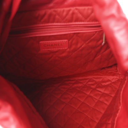 Chanel Shiny Calfskin Quilted Chanel 22 Red 6 of 11