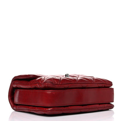 Chanel Lambskin Quilted Mini Chanel 3 Flap Red 4 of 22