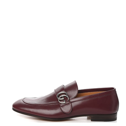Gucci Goatskin Mens GG Loafers 10 Strong Red 1 of 11