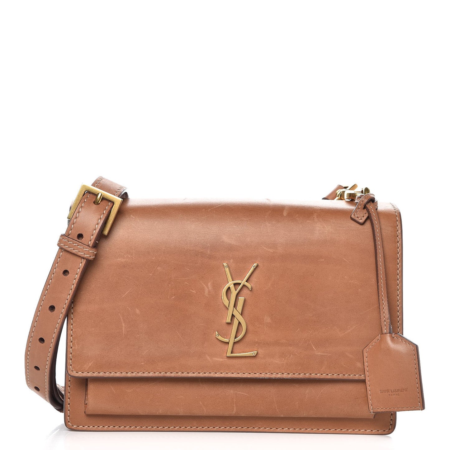 Calfskin Medium Monogram Sunset Tan