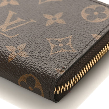 Louis Vuitton Monogram Clemence Wallet Fuchsia 8 of 9