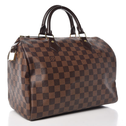 Louis Vuitton Damier Ebene Speedy 30 3 of 11