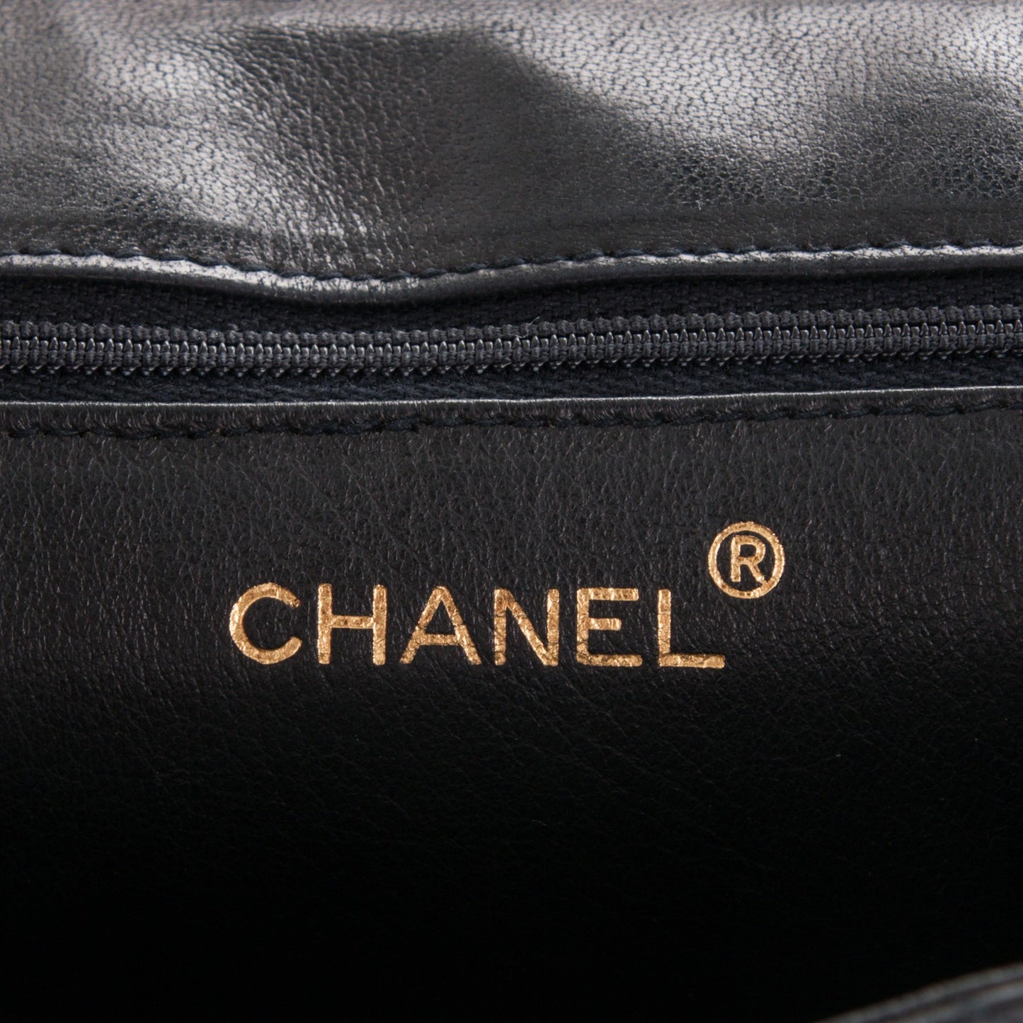 Lambskin Quilted CC Small Single Flap Black