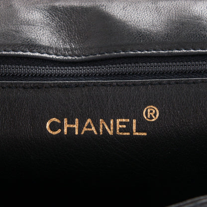 Chanel Lambskin Quilted CC Small Single Flap Black 6 of 8