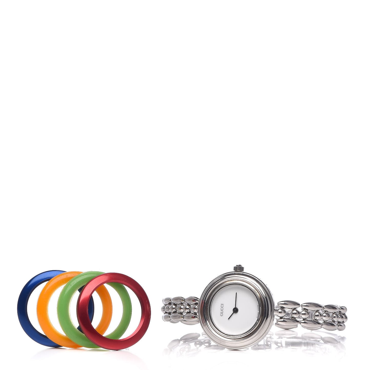 Stainless Steel 26mm Rice Link Interchangeable Bezel Quartz Watch