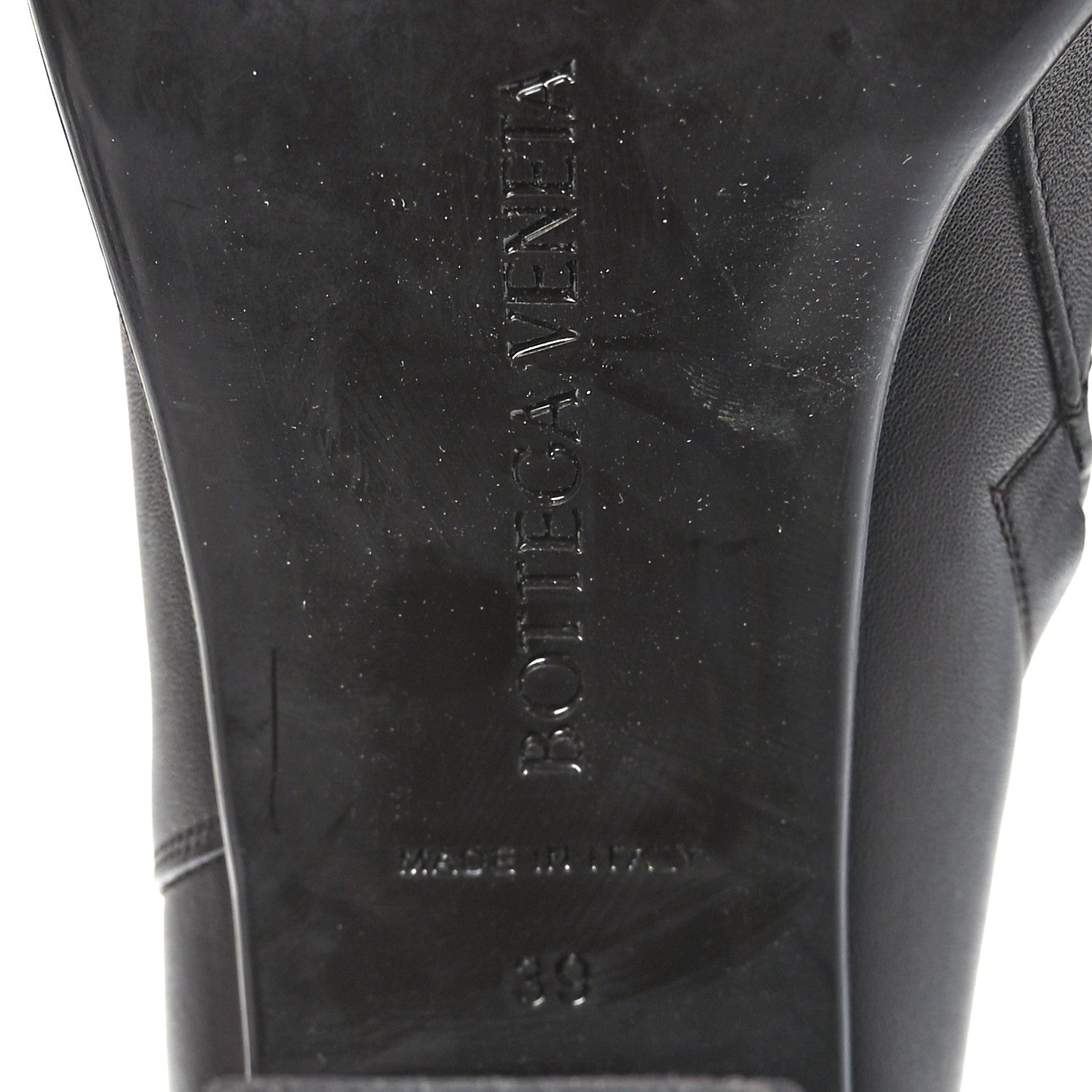 Bottega Veneta Calfskin Storm Knee High Boots 39 Fondant 6 of 8