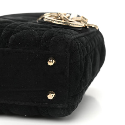 Christian Dior Velvet Mini Lady Dior Black 9 of 9