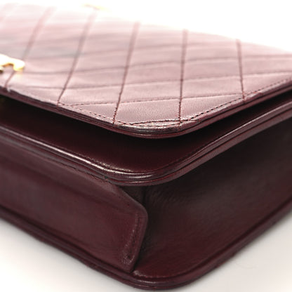 Chanel Lambskin Quilted Small Single Flap Bordeaux 10 of 16