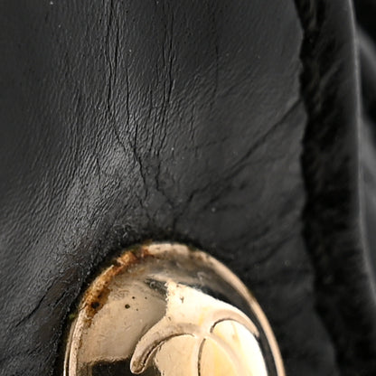 Chanel Glazed Calfskin Lambskin Quilted Portobello Tote Black 12 of 12