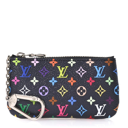 Louis Vuitton LV X TM Monogram Multicolor Key Pouch Black 1 of 8