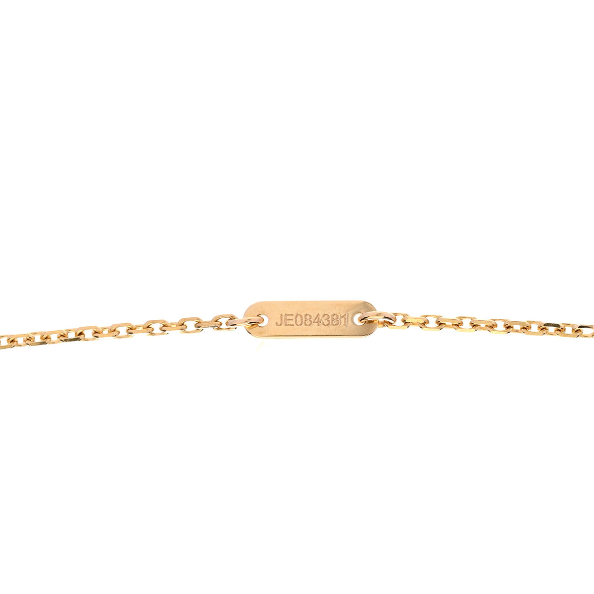 Van Cleef & Arpels 18K Yellow Gold Mother of Pearl Sweet Alhambra Pendant Necklace 4 of 6