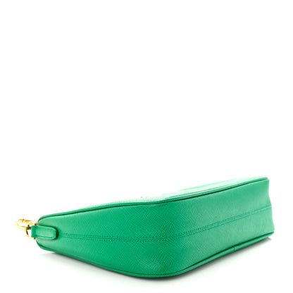Prada Saffiano Lux Re-Edition 2005 Shoulder Bag Menta 4 of 10