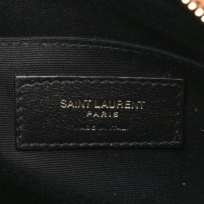 Saint Laurent Suede Matelasse Monogram Lou Camera Bag Cinnamon 6 of 11