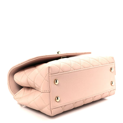 Chanel Caviar Quilted Mini Coco Handle Flap Light Pink 6 of 21