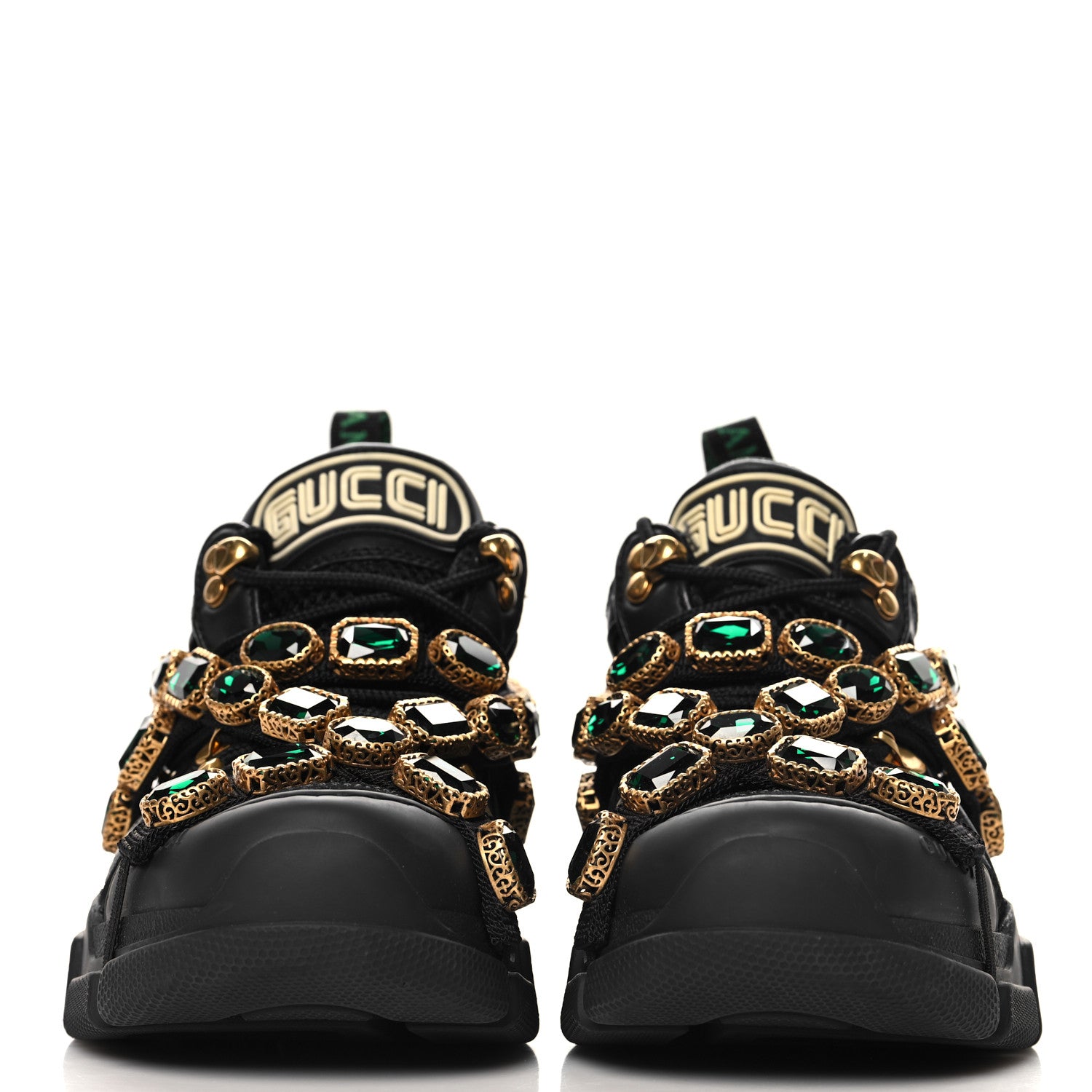 Gucci X SEGA Mesh Suede Calfskin Removable Crystals Womens