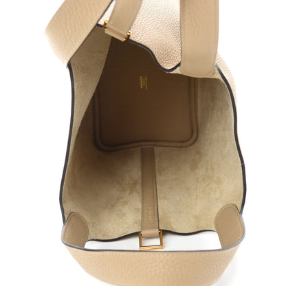 Hermes Taurillon Clemence Picotin Lock 18 PM Trench 5 of 11