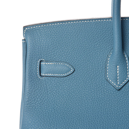 Hermes Togo Birkin 35 Blue Jean 15 of 36