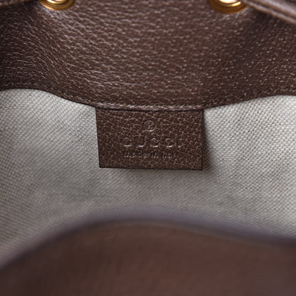 Gucci GG Supreme Monogram Web Ophidia Bucket Bag Brown 6 of 9