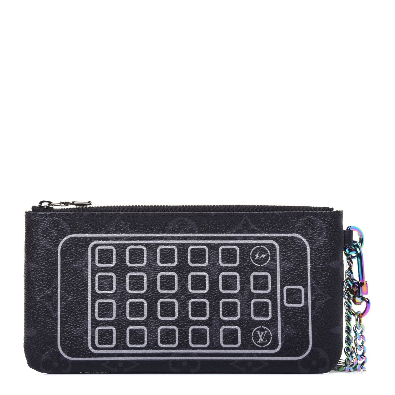 Louis Vuitton Monogram Eclipse Flash Fragment IPhone Pouch 1 of 11