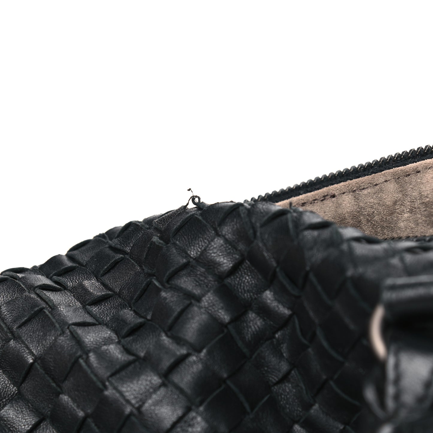 Nappa Intrecciato Maxi Convertible Tote Black