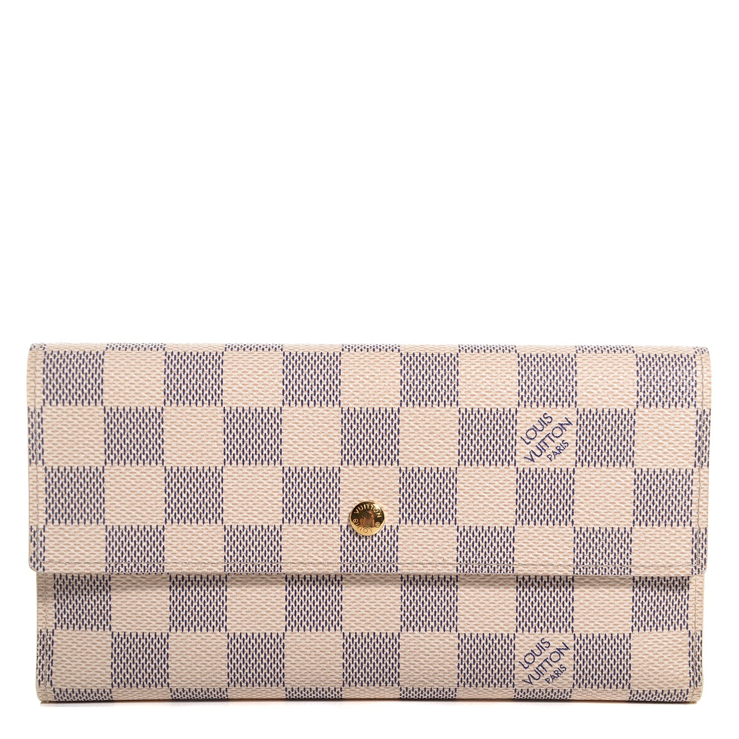 Louis Vuitton Damier Azur Porte Tresor International Wallet 1 of 8