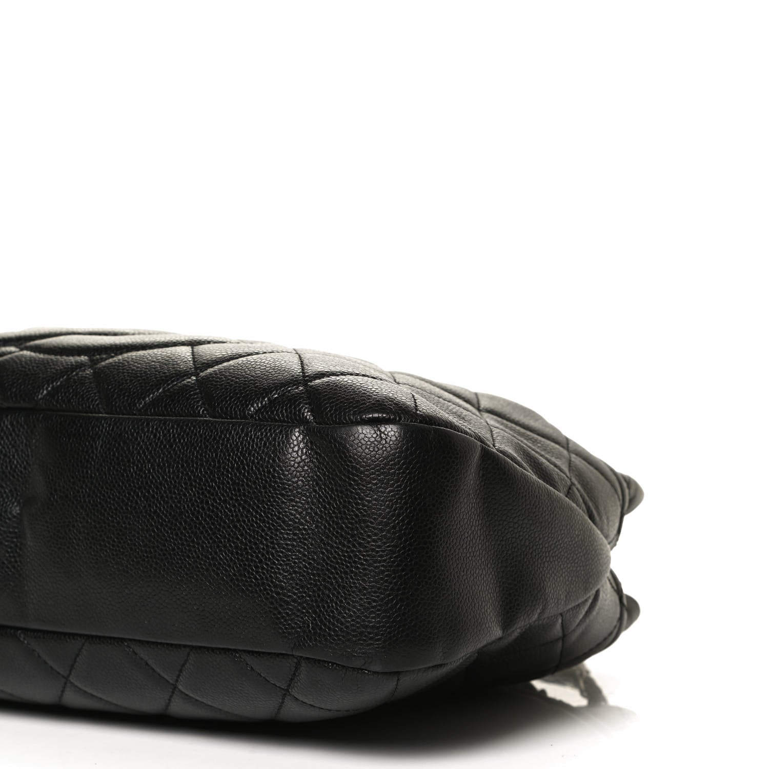 Chanel Caviar Quilted CC Timeless Soft Tote Black 10 of 11