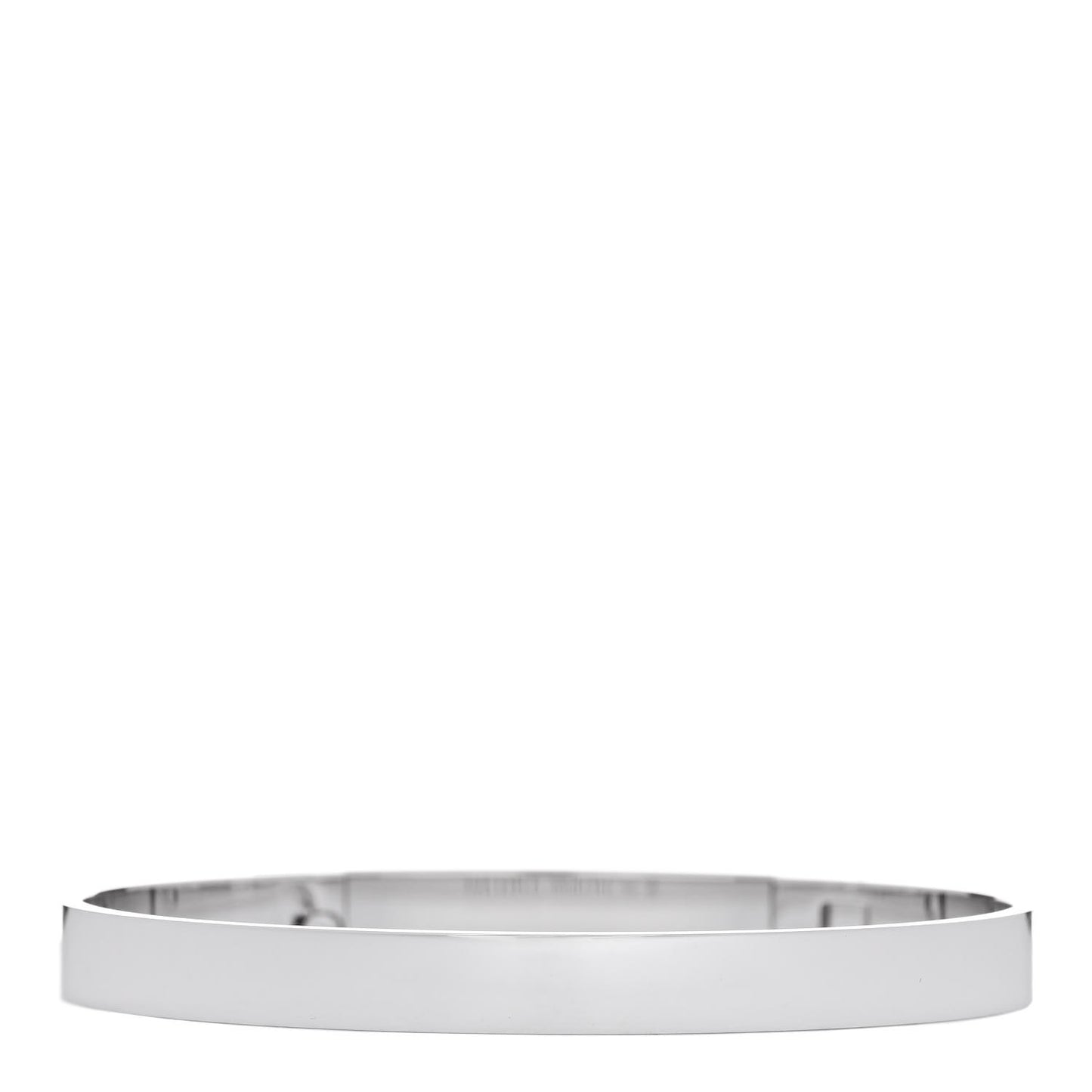 18K White Gold Diamond PM Collier De Chien Bracelet ST