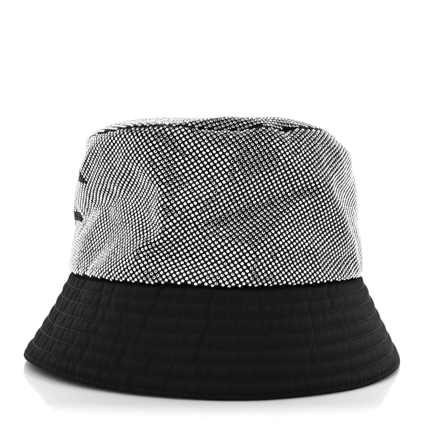 Crystal Tessuto Bucket Hat L Black Acciaio