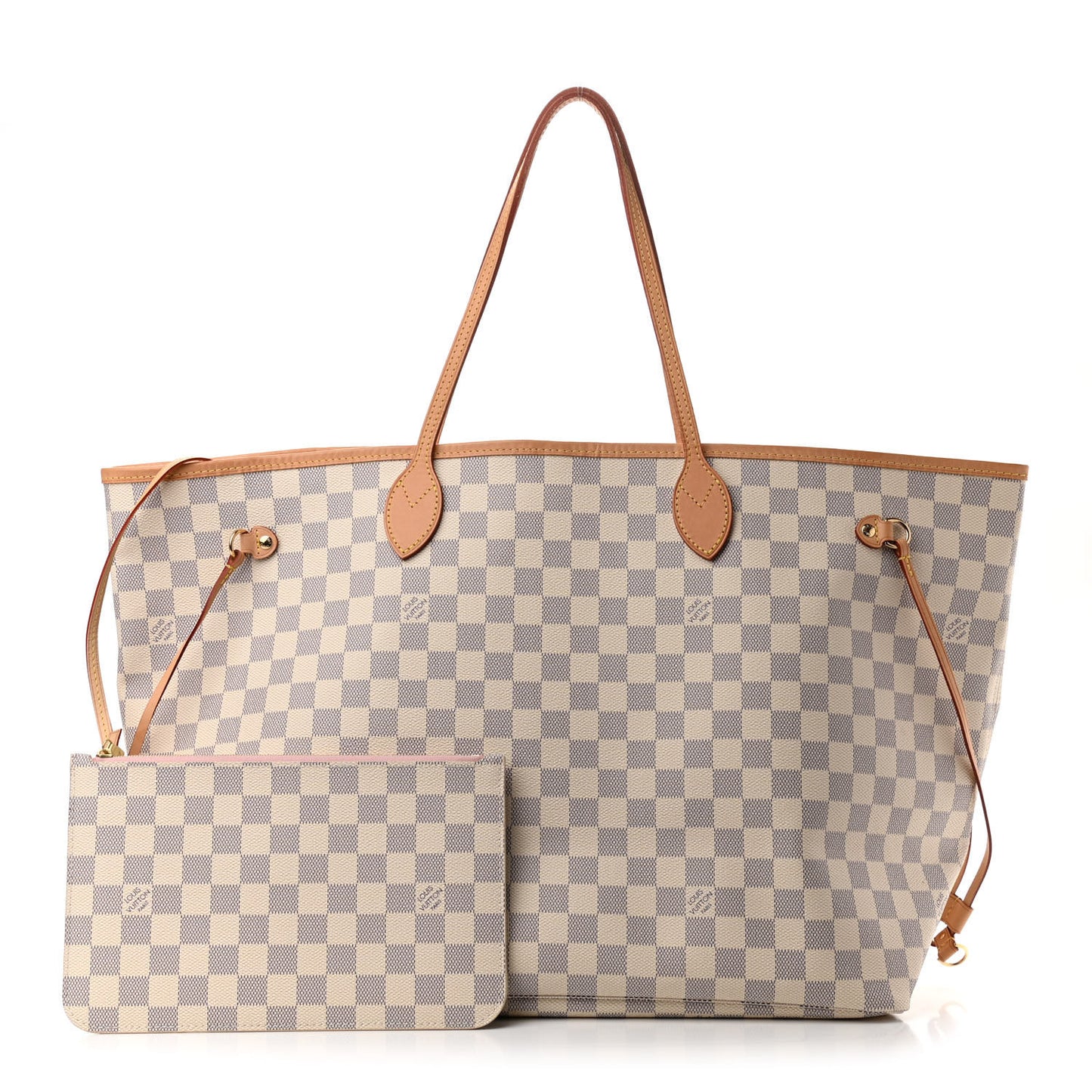 Damier Azur Neo Neverfull GM Rose Ballerine
