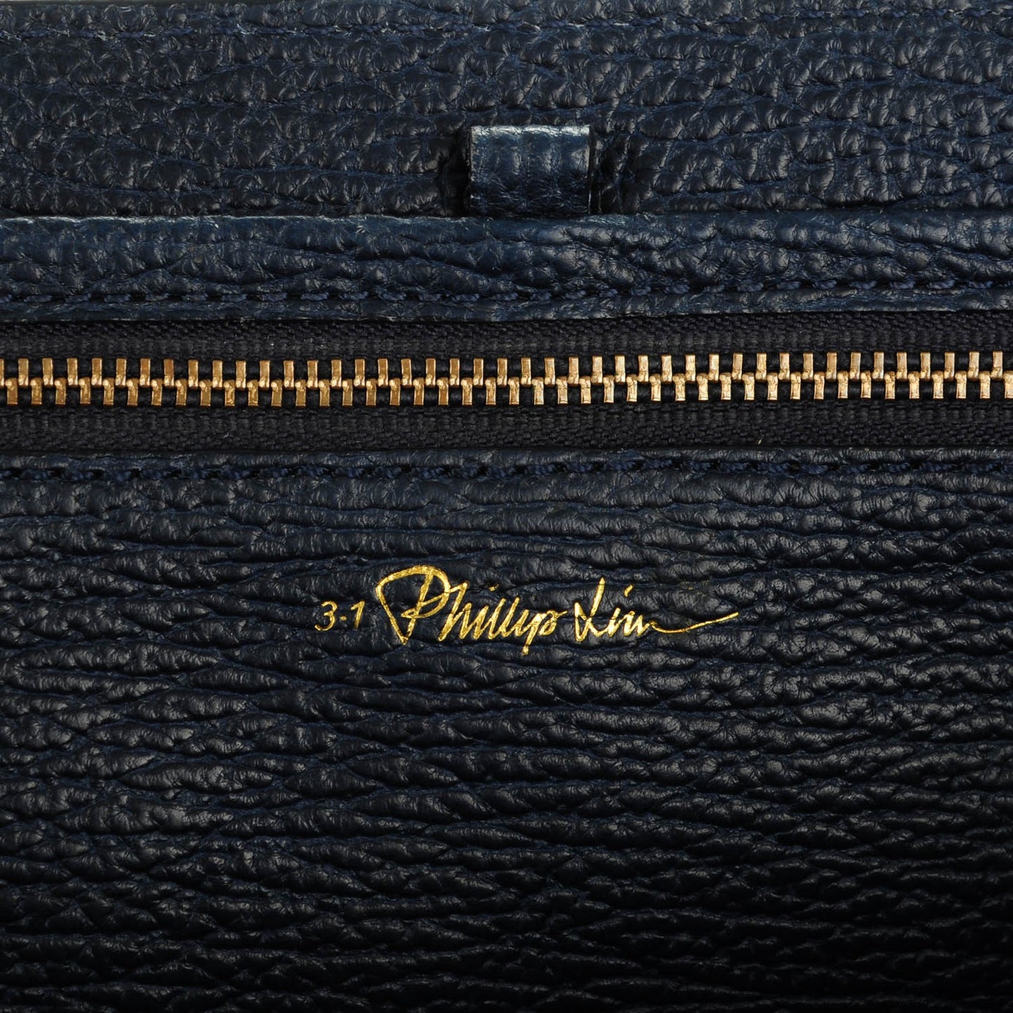 3.1 Textured Calfskin Medium Pashli Satchel Ink