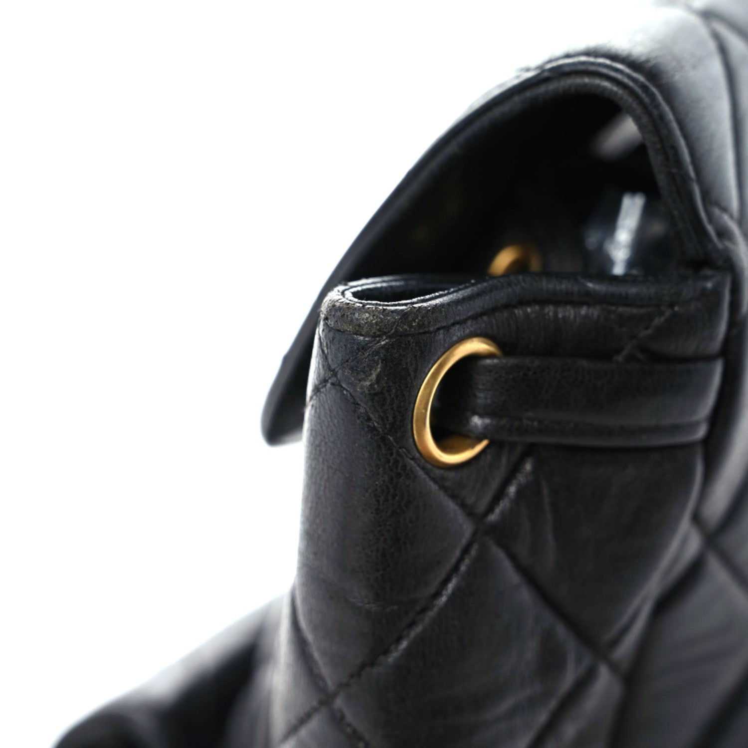 Chanel Lambskin Quilted Backpack Black 9 of 24