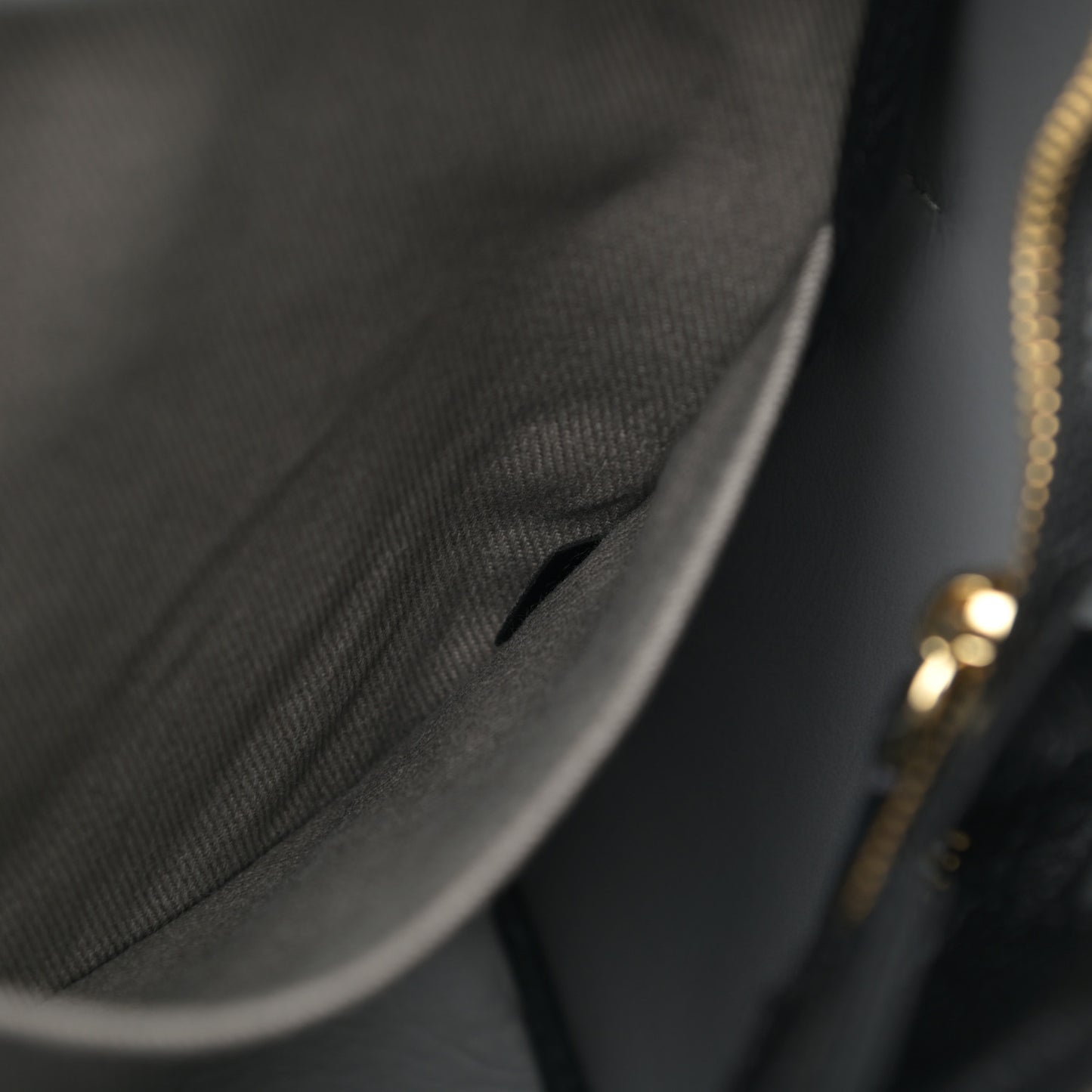 Grained Calfskin Small The Tote Bag Black