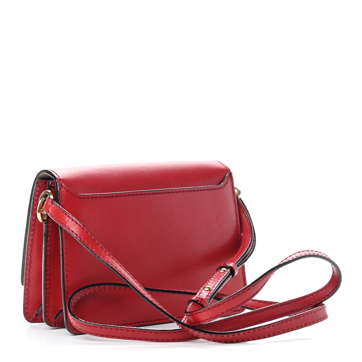 Jimmy Choo Calfskin Small Madeline Shoulder Bag Red 3 of 11