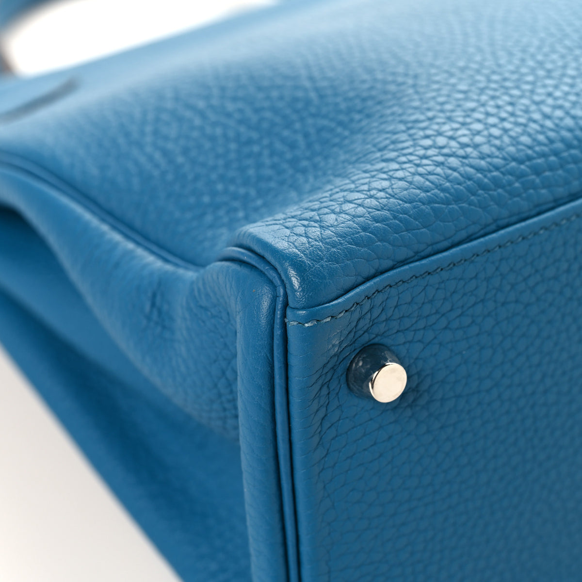 Hermes Togo Kelly Retourne 32 Bleu Izmir 9 of 12