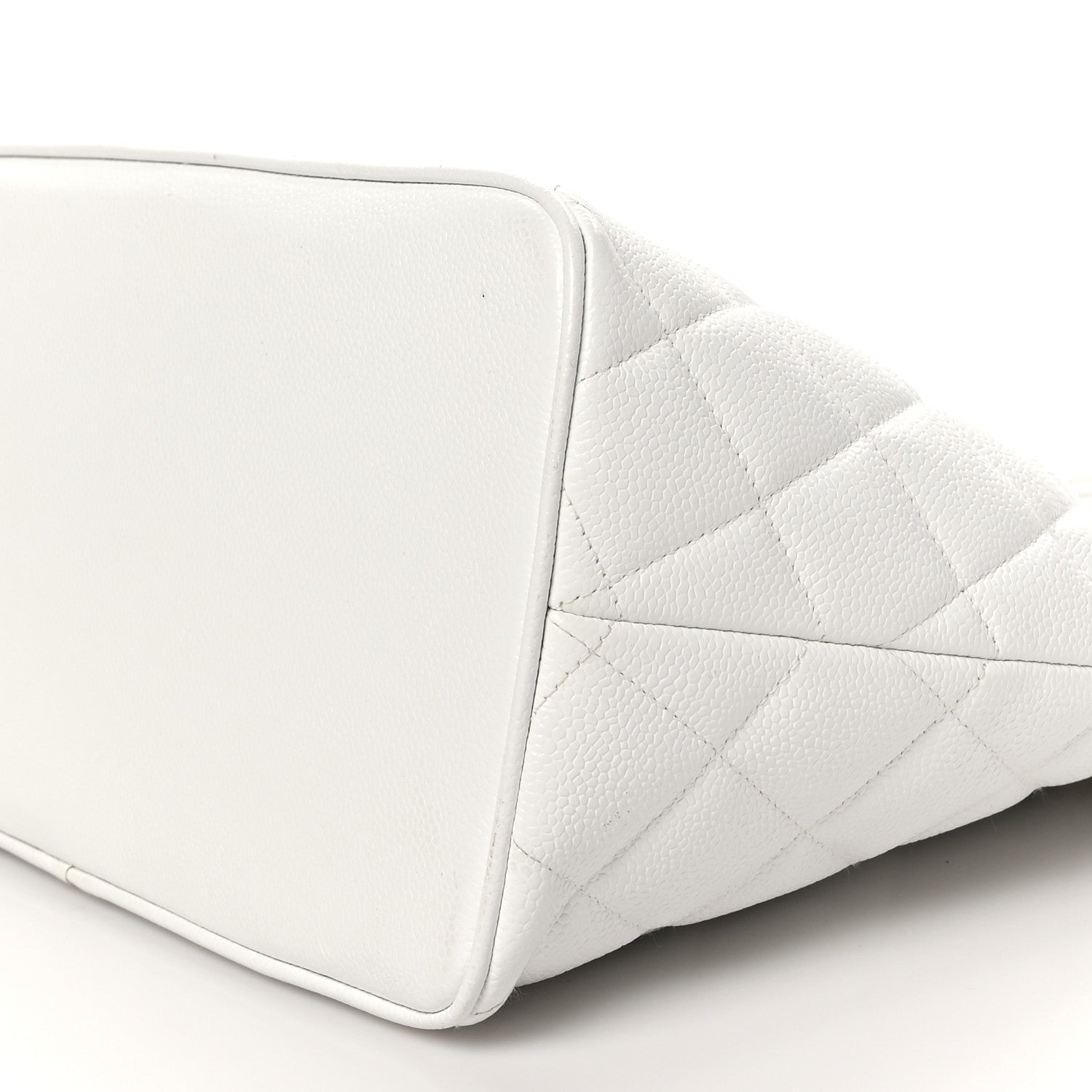 Chanel Caviar Quilted Medallion Tote White 11 of 11