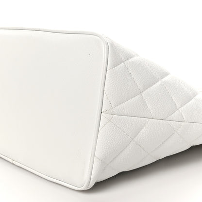 Chanel Caviar Quilted Medallion Tote White 11 of 11