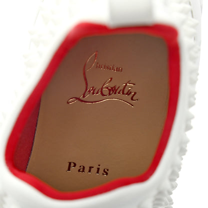 Christian Louboutin Neoprene Spike Sock Donna Flat Sneakers 36 White Snow 7 of 8