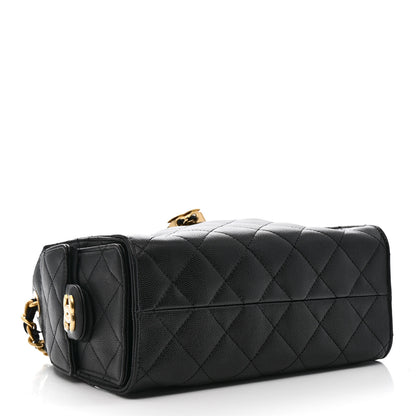 Chanel Caviar Quilted Mini Chanel 25 Handbag Black 4 of 12