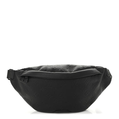 Louis Vuitton Calfskin Monogram Shadow Discovery Bumbag Black 1 of 10