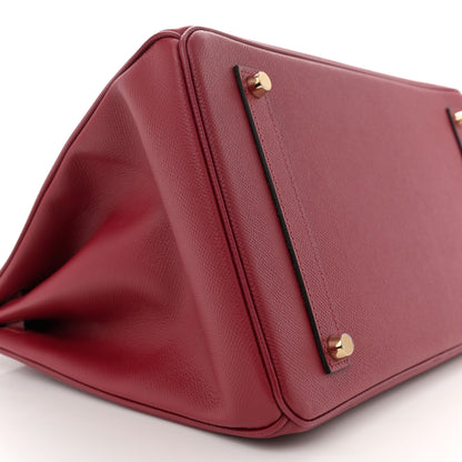 Hermes Epsom Birkin 35 Rouge Grenat 9 of 11