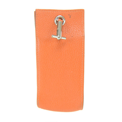 Hermes Chevre Mysore Planet Phone Case Orange 2 of 6