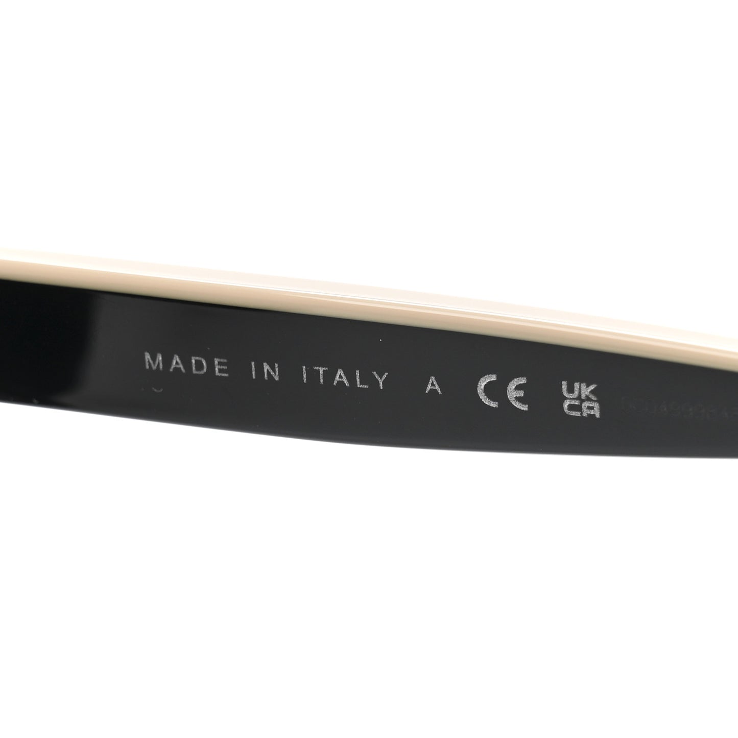 Acetate CC Butterfly Sunglasses 5414-A Black Beige