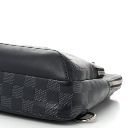 Louis Vuitton Damier Infini Avenue Sling Bag Astral Silver 9 of 10
