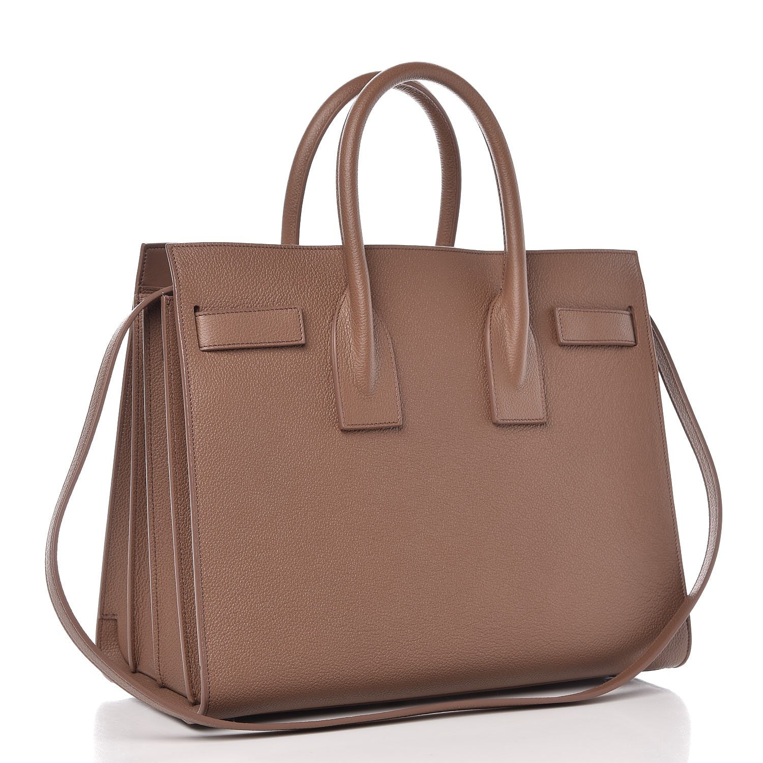 Saint Laurent Grained Calfskin Small Sac De Jour Old Rose 3 of 9