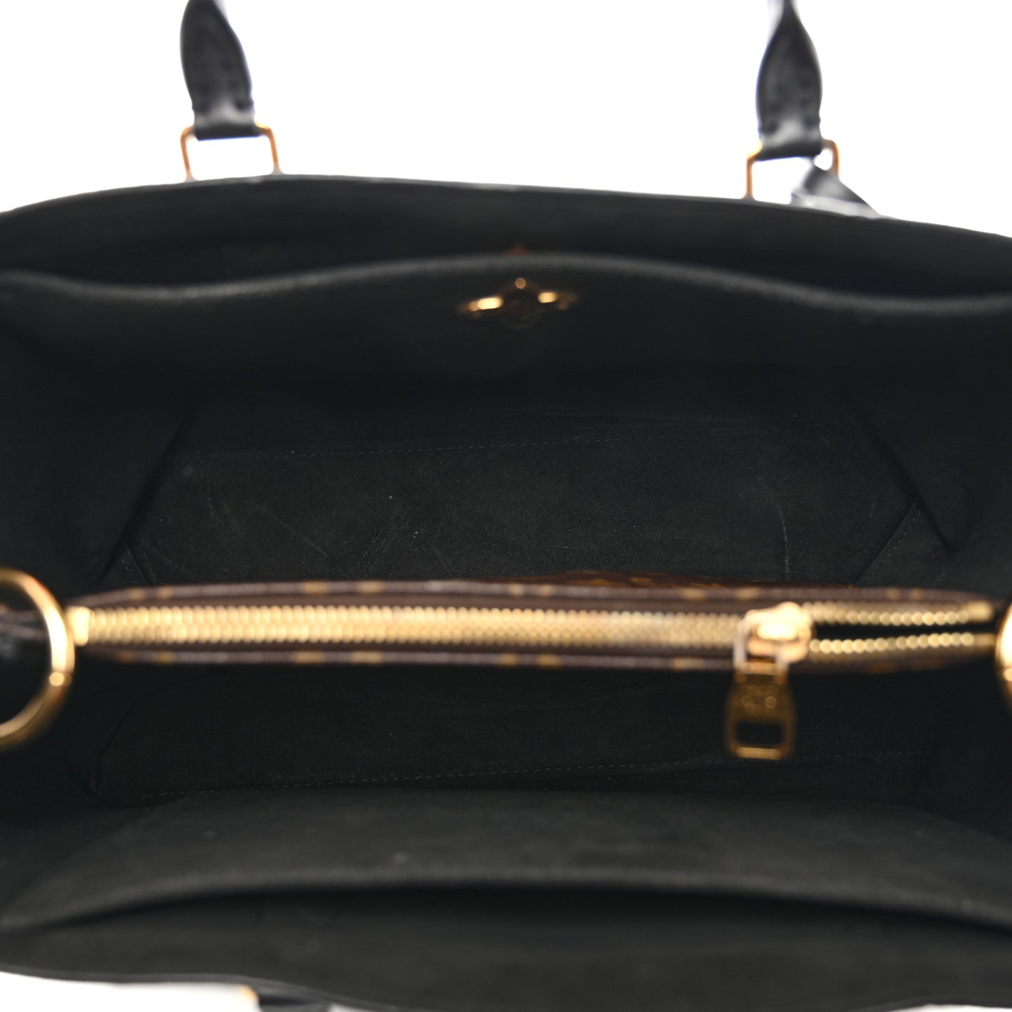 Monogram Flower Tote Black